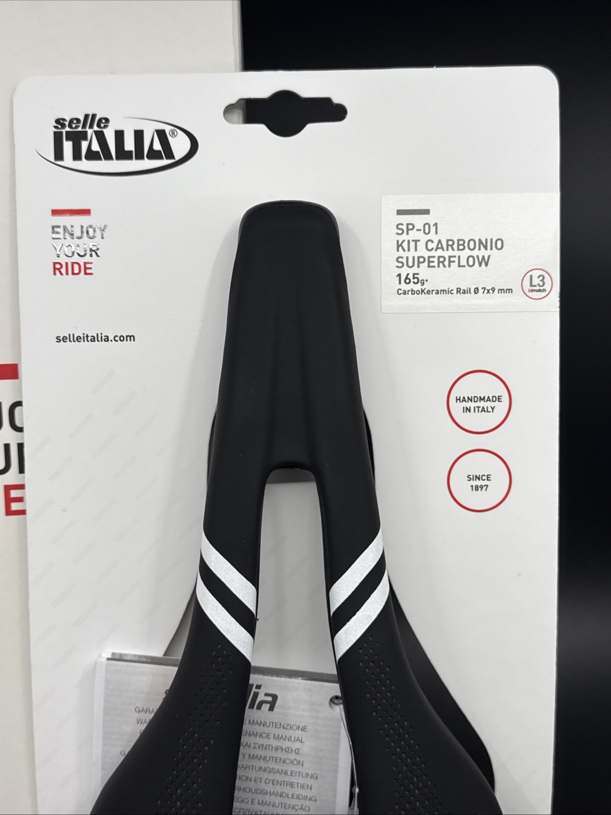 Selle Italia SP-01 Kit Carbonio SuperFlow Team Edition L3 288mm x 142mm
