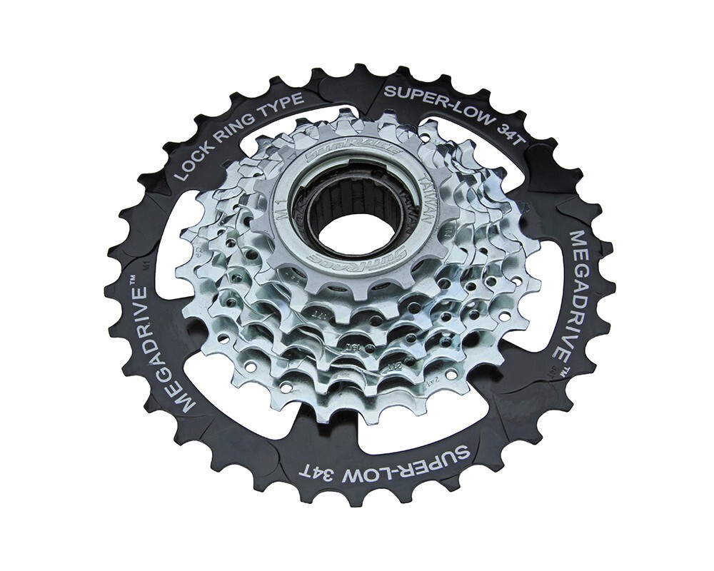 Sun Race Bicycle 7 Speed Multiple Freewheels 13/34t Friction MFM4S Black/Zinc