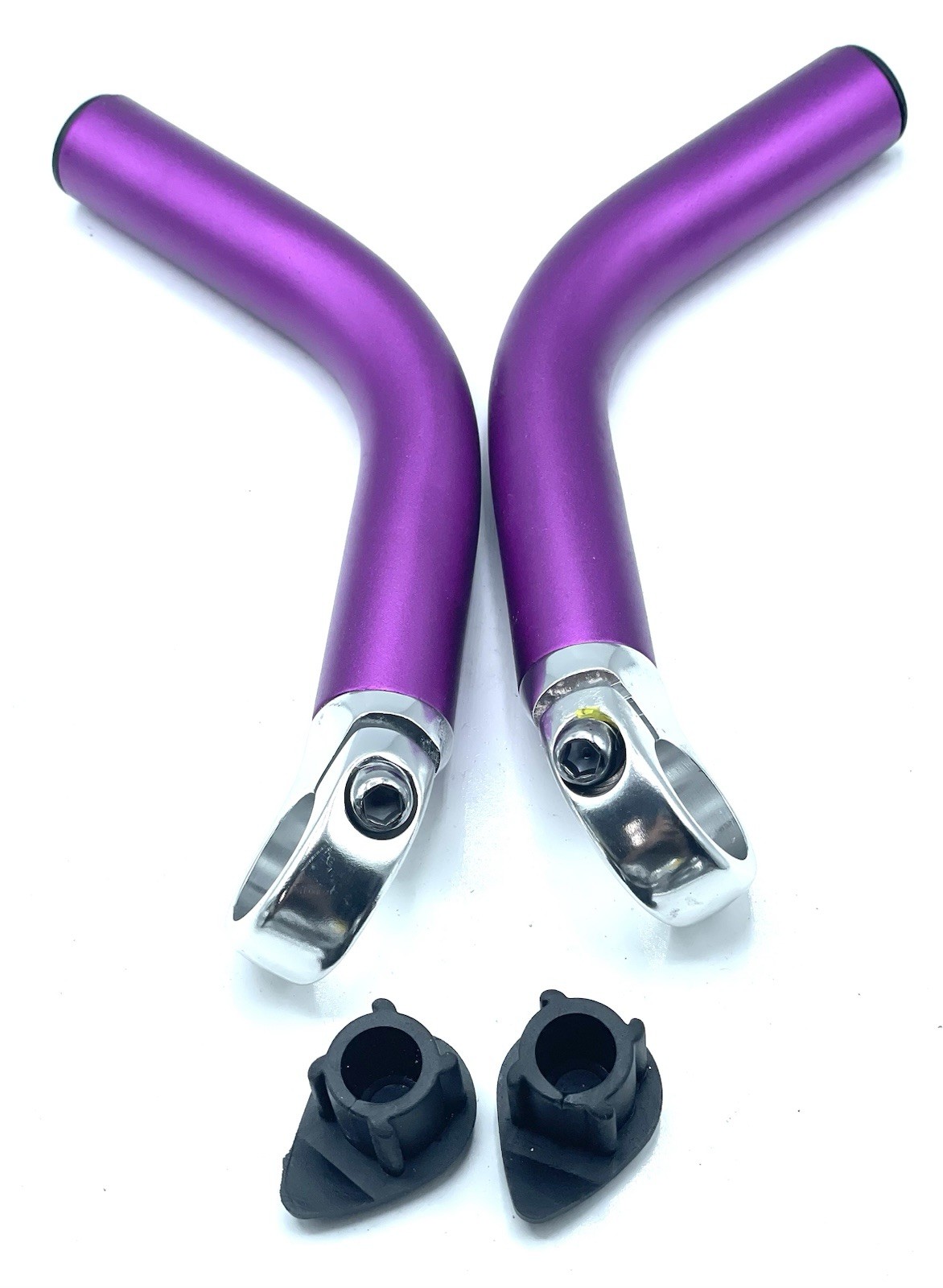 Systeme Purple Anodized Vintage 1990’s Mountain Bike Bar Ends NOS