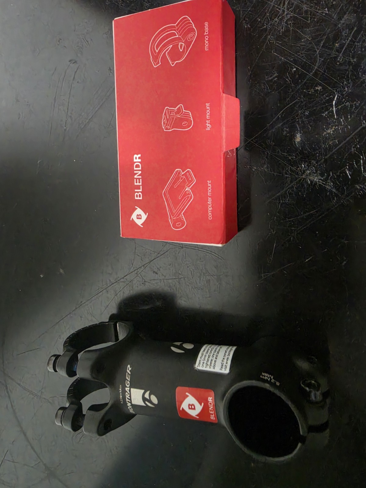 Bontrager Pro Blendr 31.8x90mm 7 Degree Threadless Stem – Black (564745)