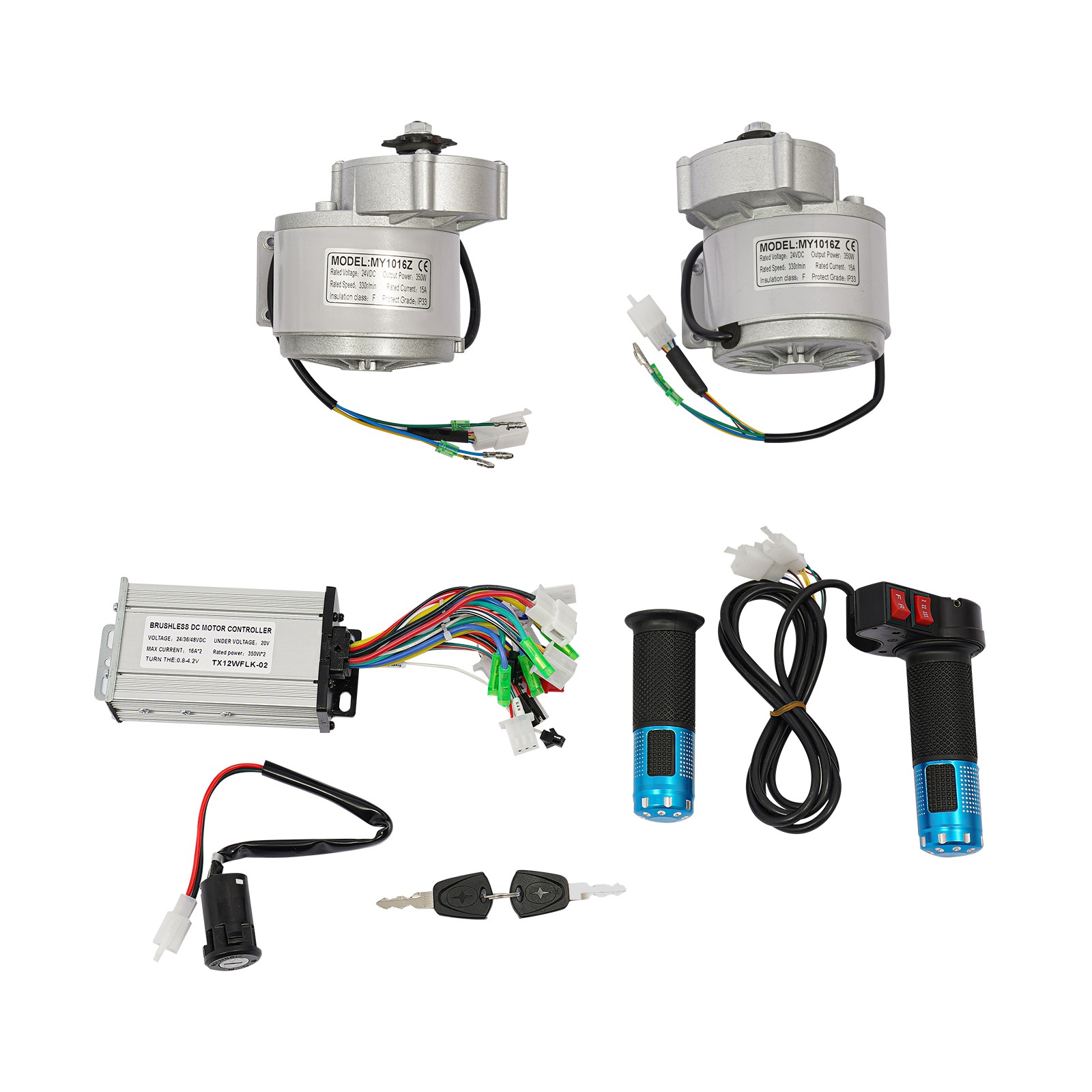350W Gear Reduction Electric Motor, Electric Bike Motor Kit, Brushless Motor Kit