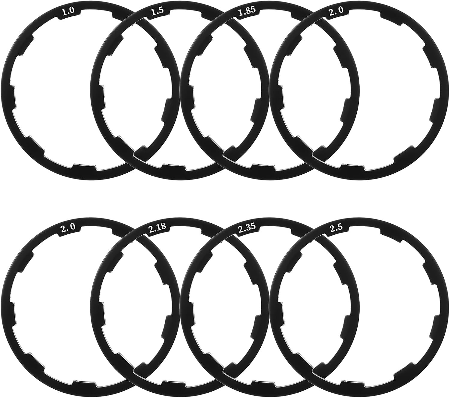 Aluminum Alloy Bike Cassette Spacer Set for 7-11 Speed Bottom Brackets