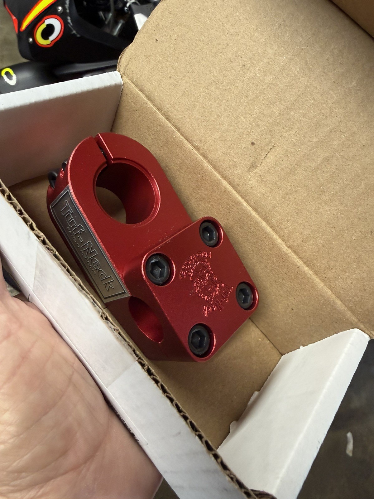 Tuf-Neck Drunken Tiger BMX Stem 1-1/8 Threadless Top Load 50mm Red