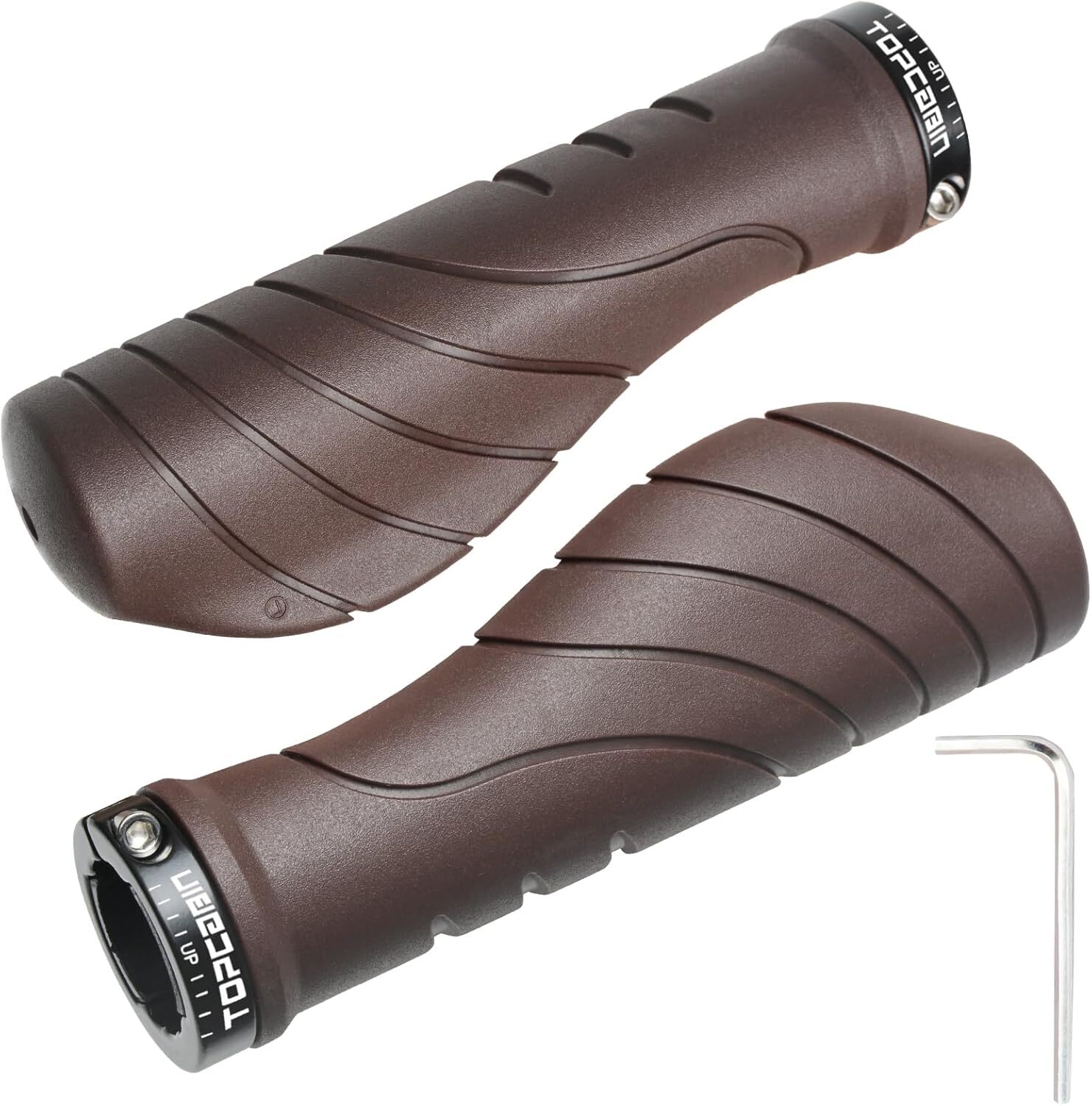 Aluminum Lock-on Ergonomic Bicycles Handlebar Grips for Mountain MTB BMX Bicycle