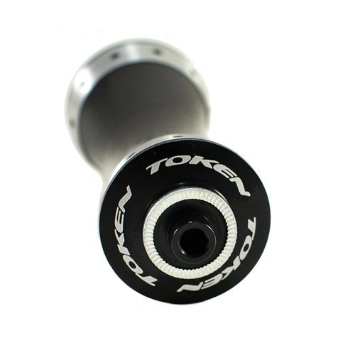 TOKEN HERO Road Lite Alloy Hubs , F20H/R24H , 1 Pair , Black