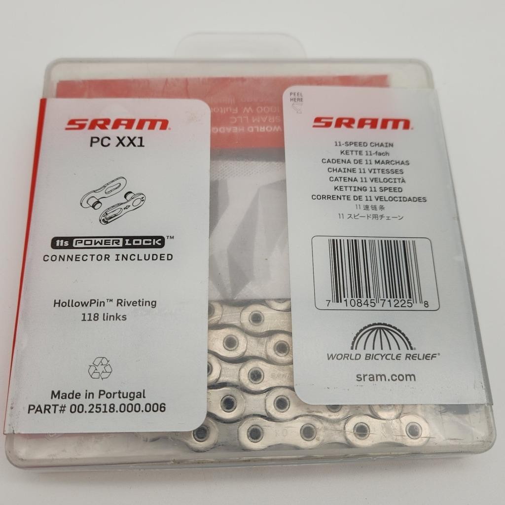 SRAM PCXX1 11-Speed 118 Links Silver Bicycle Chain OPEN PACKAGE