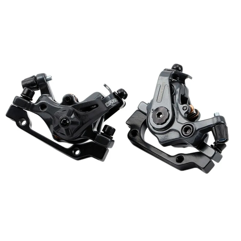 1 Pair Bicycle Brake Caliper Mechanical Disc Caliper MTB Pushe Piston Disc Brake