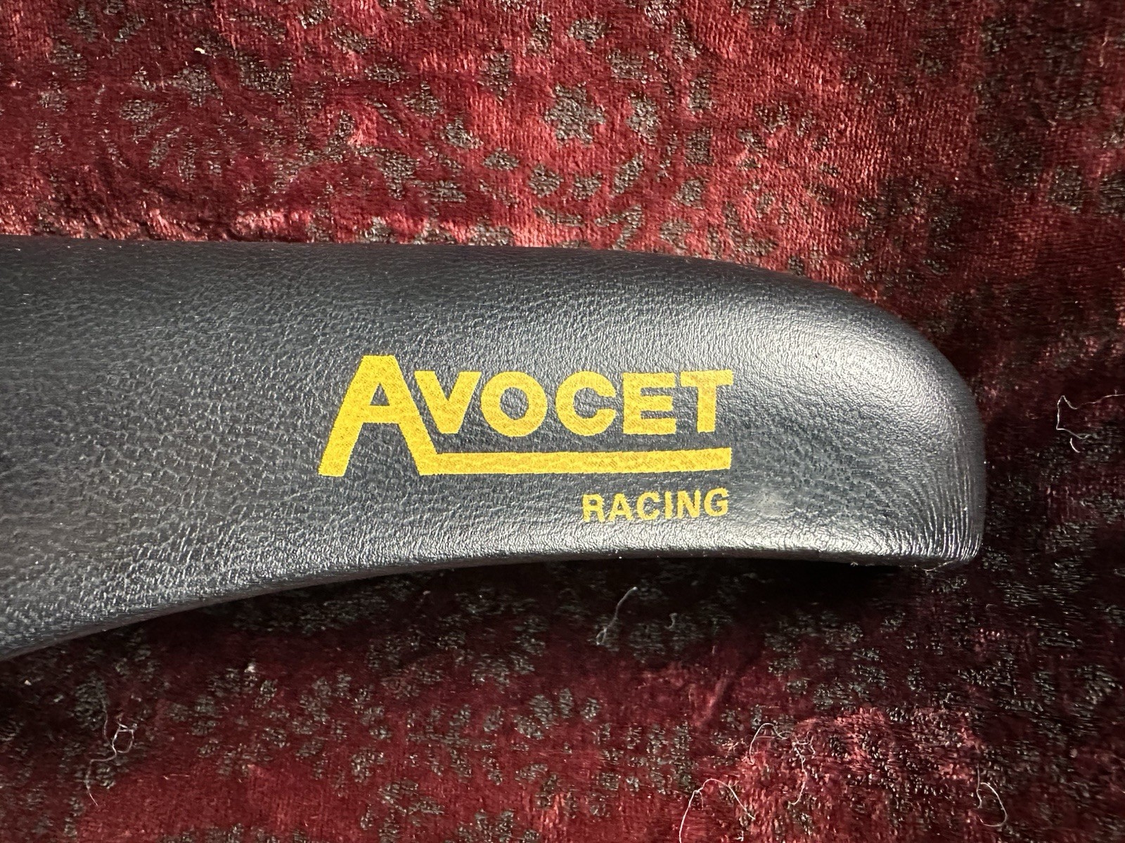 Vintage Avocet Racing 1 R1 Saddle | Black/Yellow