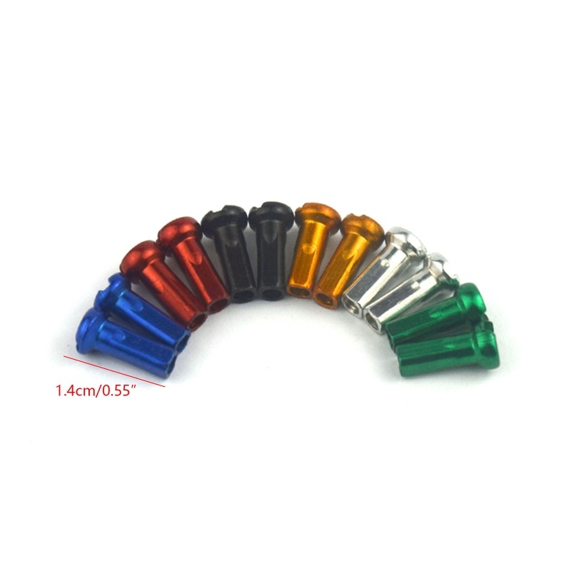 60Pcs/pack MTB Bike Road Nipples 14G 14mm 2.0mm Ultralight High Strength