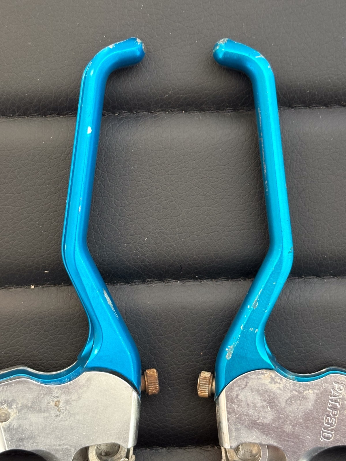 Vintage AVID Ultimate Brake Levers Anodized Turquoise MTB Mountain Bike 90’s