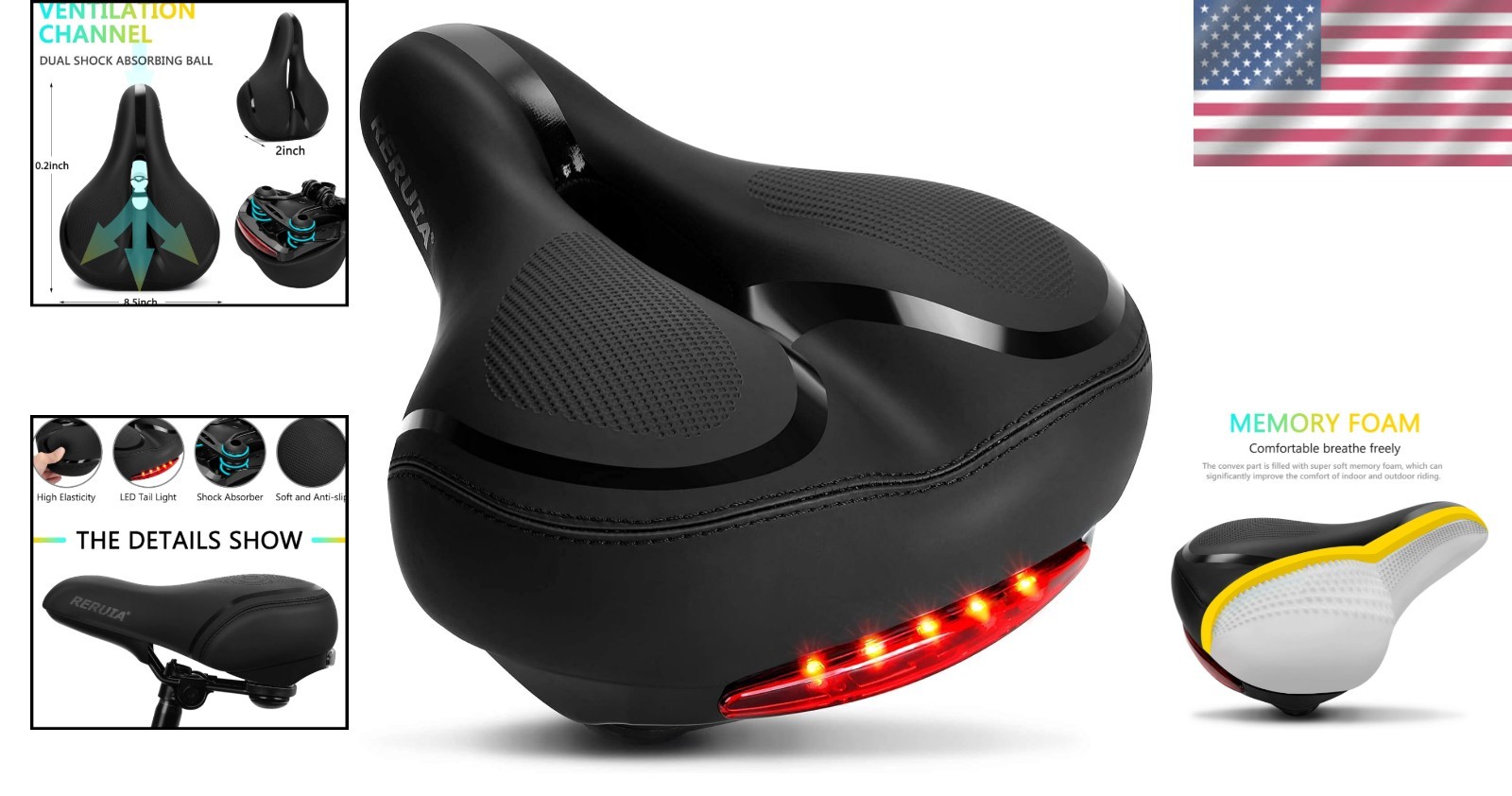 Universal Soft Cycling Cushion for Men Women