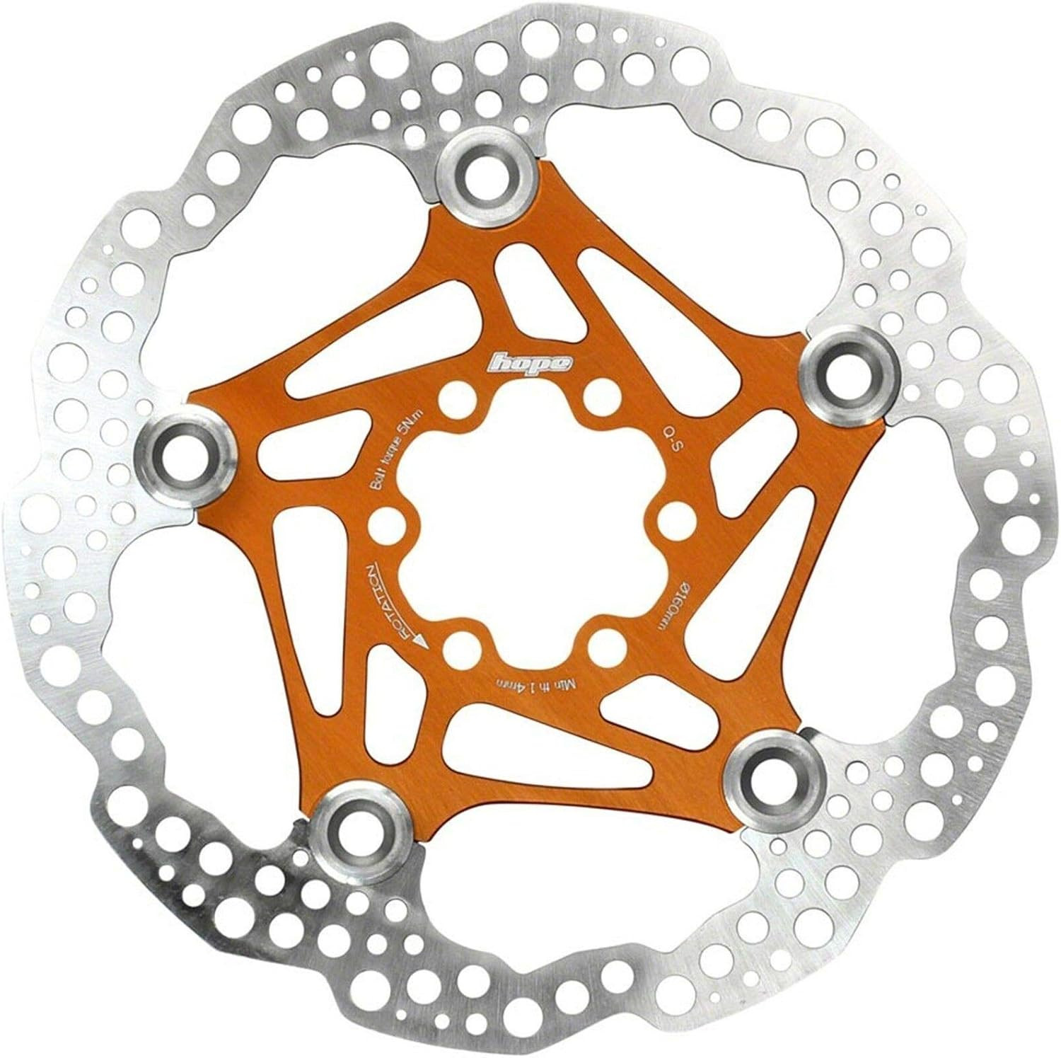 Floating Disc Rotor Orange, 160Mm