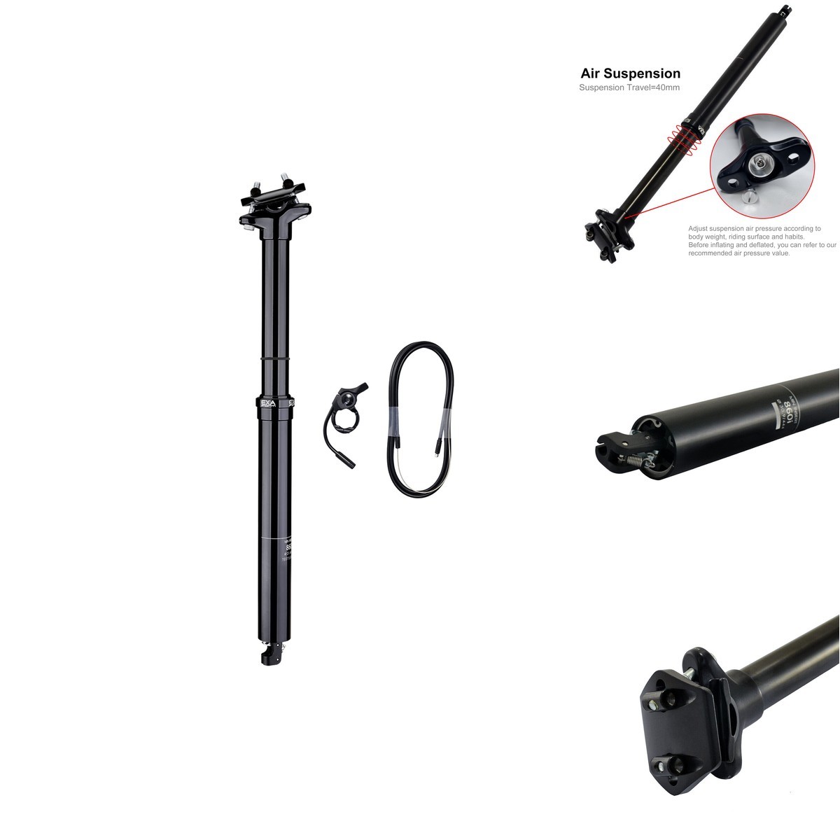 Coomeng Exa Form 860I 30.9Mm/31.6Mm Dropper Post Adjustable Suspension