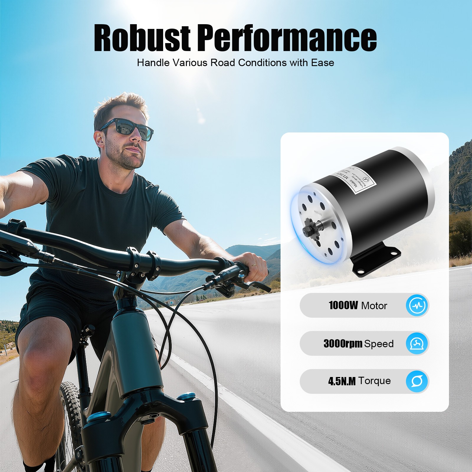 48V 1000W Brush Motor Controller Conversion Kit for Electric Bicycle ATV Ebike