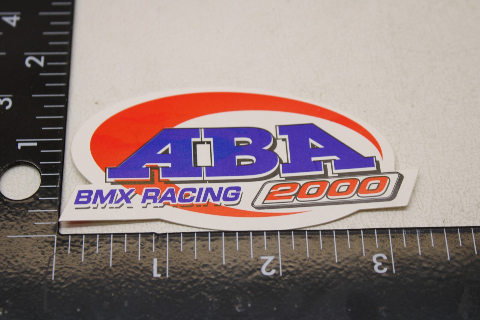 NOS OLD MID SCHOOL BMX STICKER DECAL – ABA 2000 – STOCK # 14