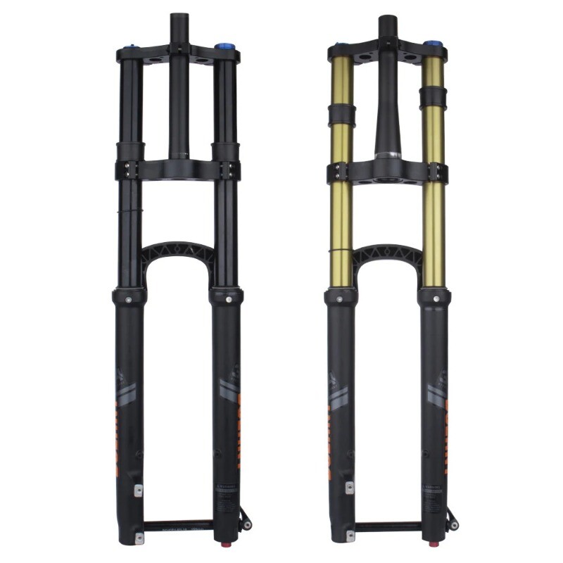 27.5 29in MTB Ebike Barrel Axle Air Pressure Suspension Fork Straight/Tapered