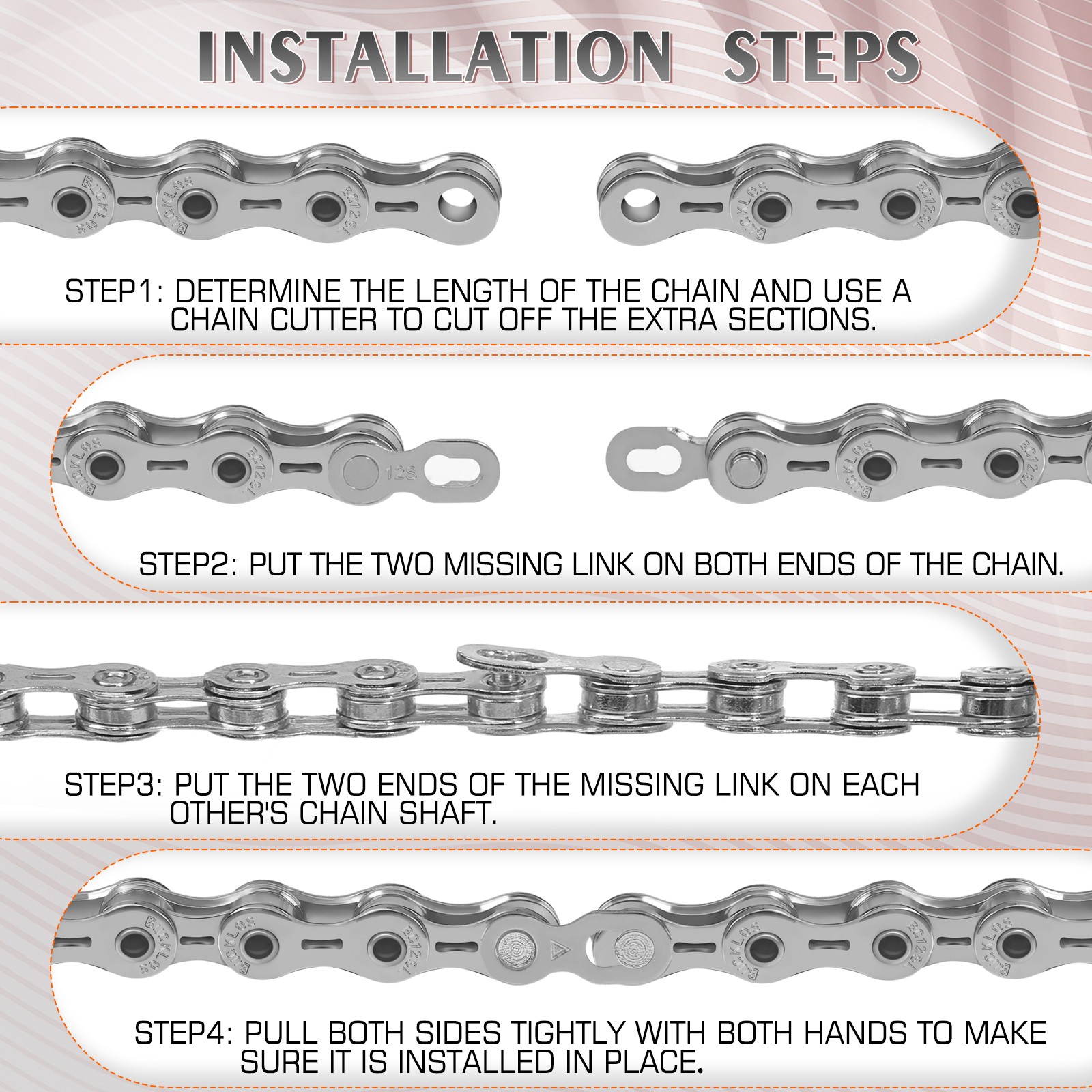 Bicycle Chain 6/7/8/9/10/11/12S 116/126 Links for KMC X MTB /Road Bike Divetrins