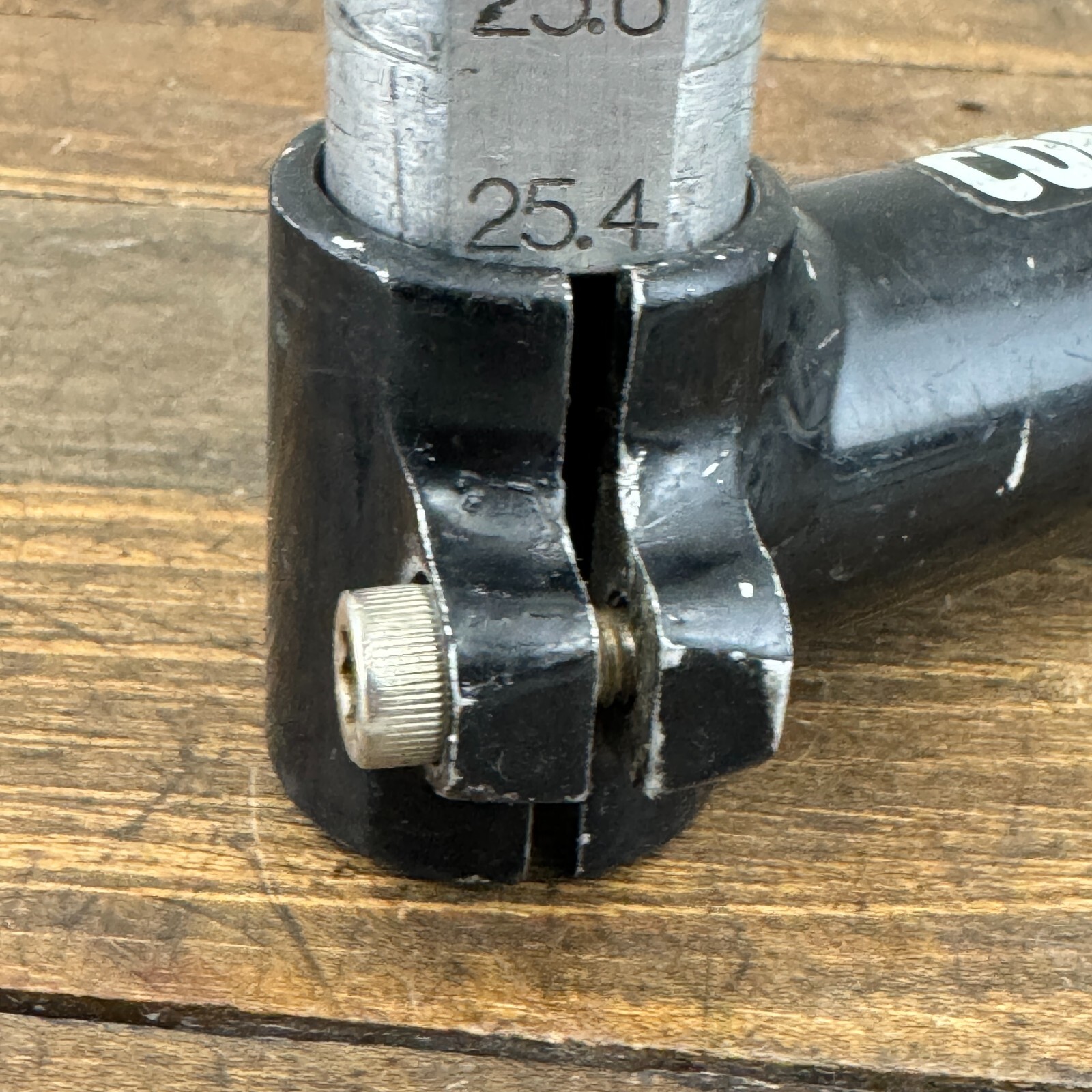 Vintage Control Tech Stem 1 1/8 in Threaded Quill 150 mm Reach USA Black 25.4 mm