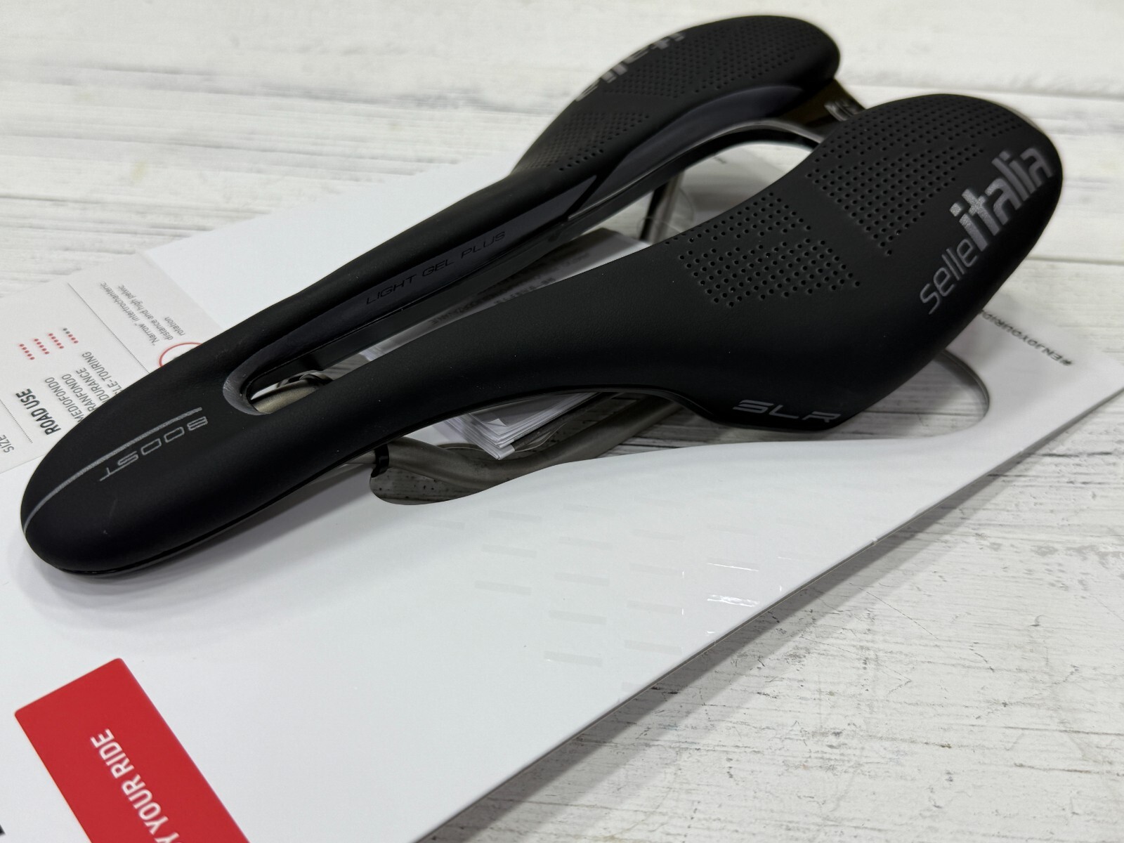 Selle Italia SLR Boost S3 130x248mm Gravel TI316 Superflow Saddle (Black)