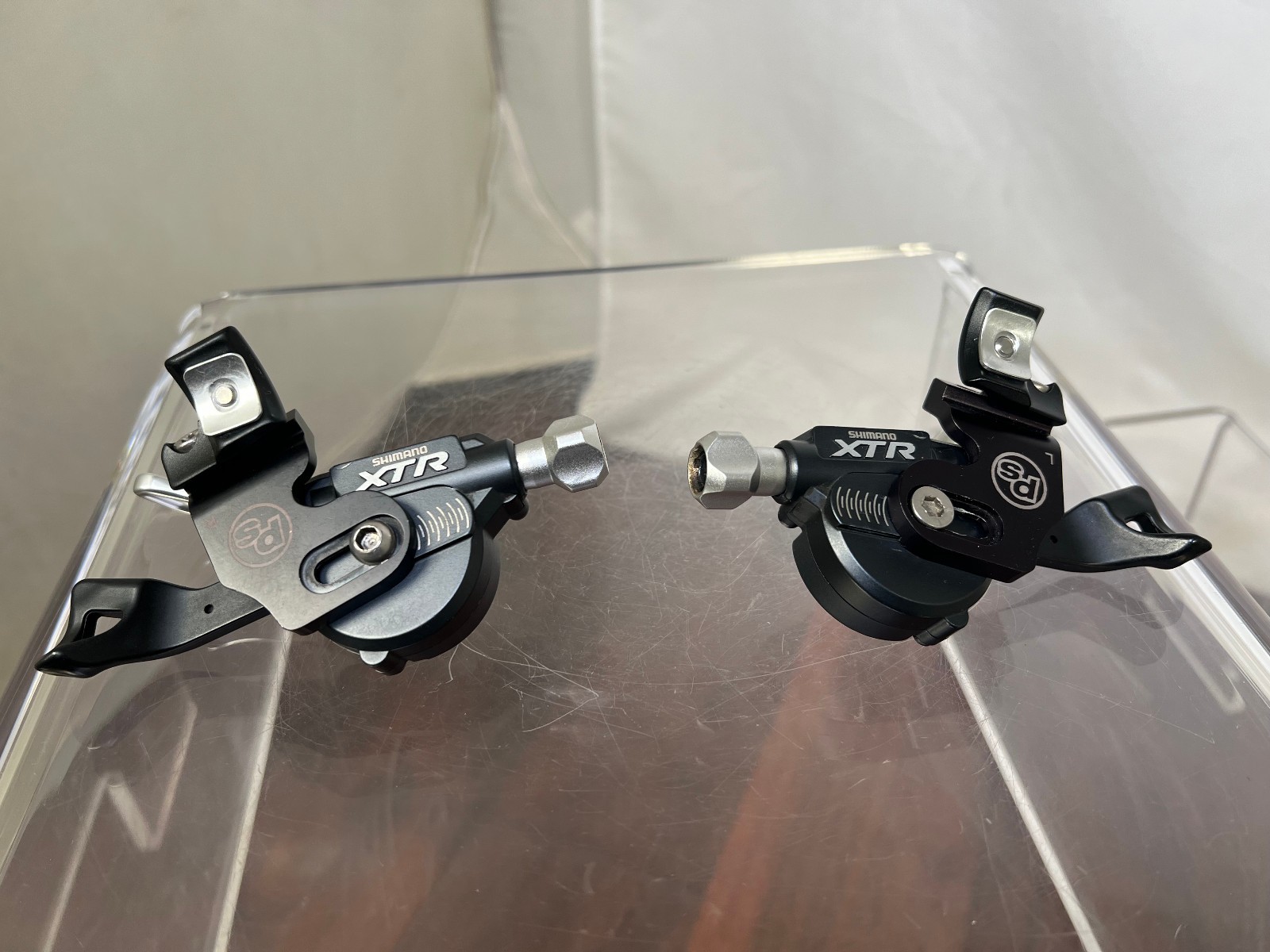 Shimano XTR SL-M970 3x9s Trigger MTB Shifters Set, Left Right Avid Brake Mounts