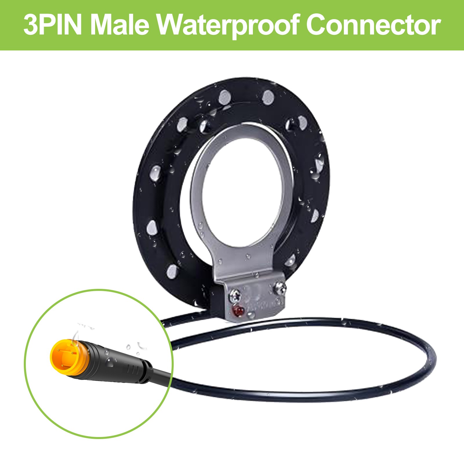 Electric Bicycle Pedal Sensor Ebike Double Hall 12 Magnet Right Side PAS System
