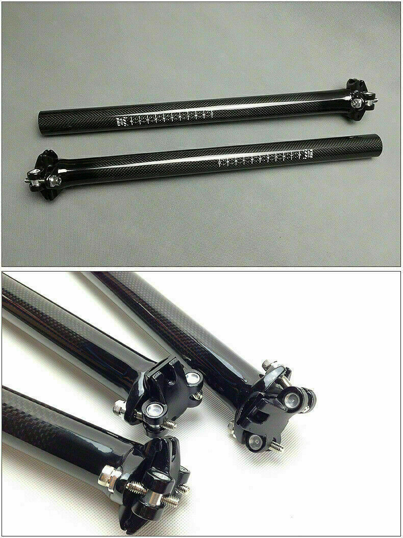 TOSEEK MTB Bike Seatpost Carbon Fiber 27.2/30.8/31.6mm Mountain Road Seat Tube