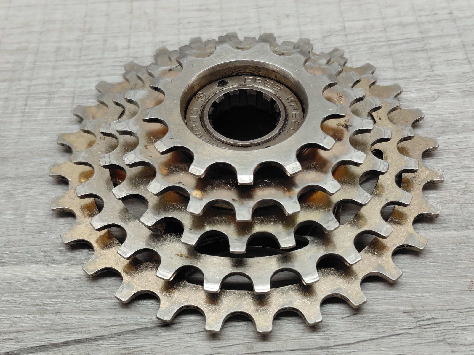 Vintage Shimano 1980’s 5-Speed GOLD Freewheel 14-28T Road Bike, Bicycle