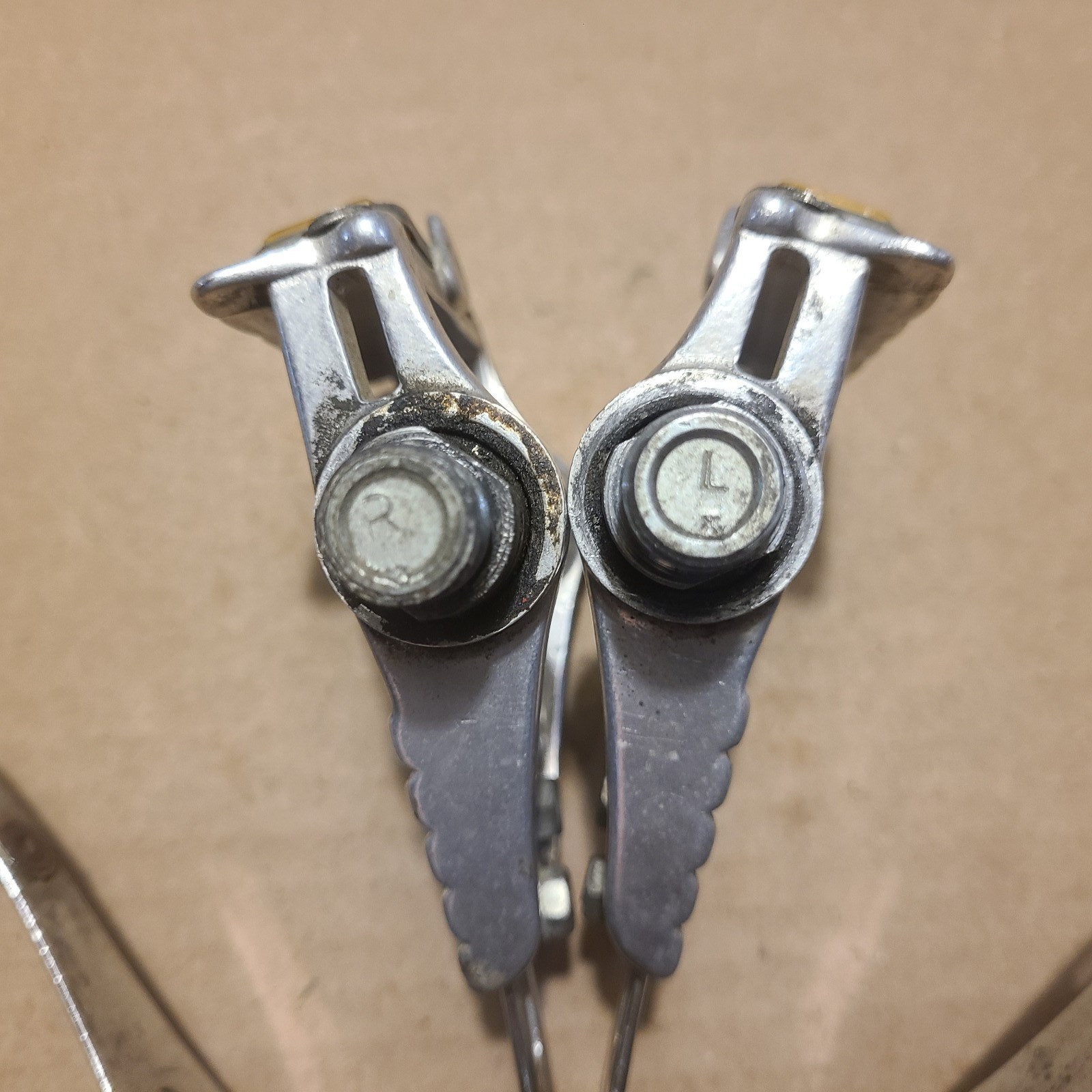 Vintage Maillard Alloy Road Bike Pedals + Christophe Toe Clips France Motobecane