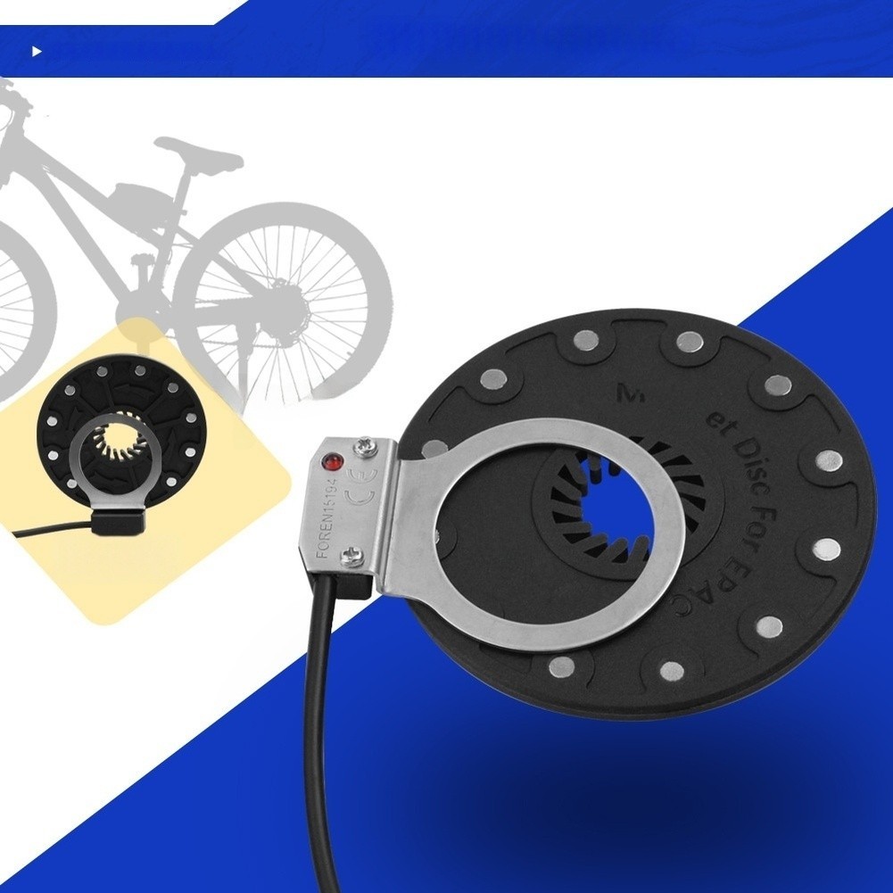 Black 12PAS Hall Effect Sensor for For electric Bike Conversion 36V 48V Kits