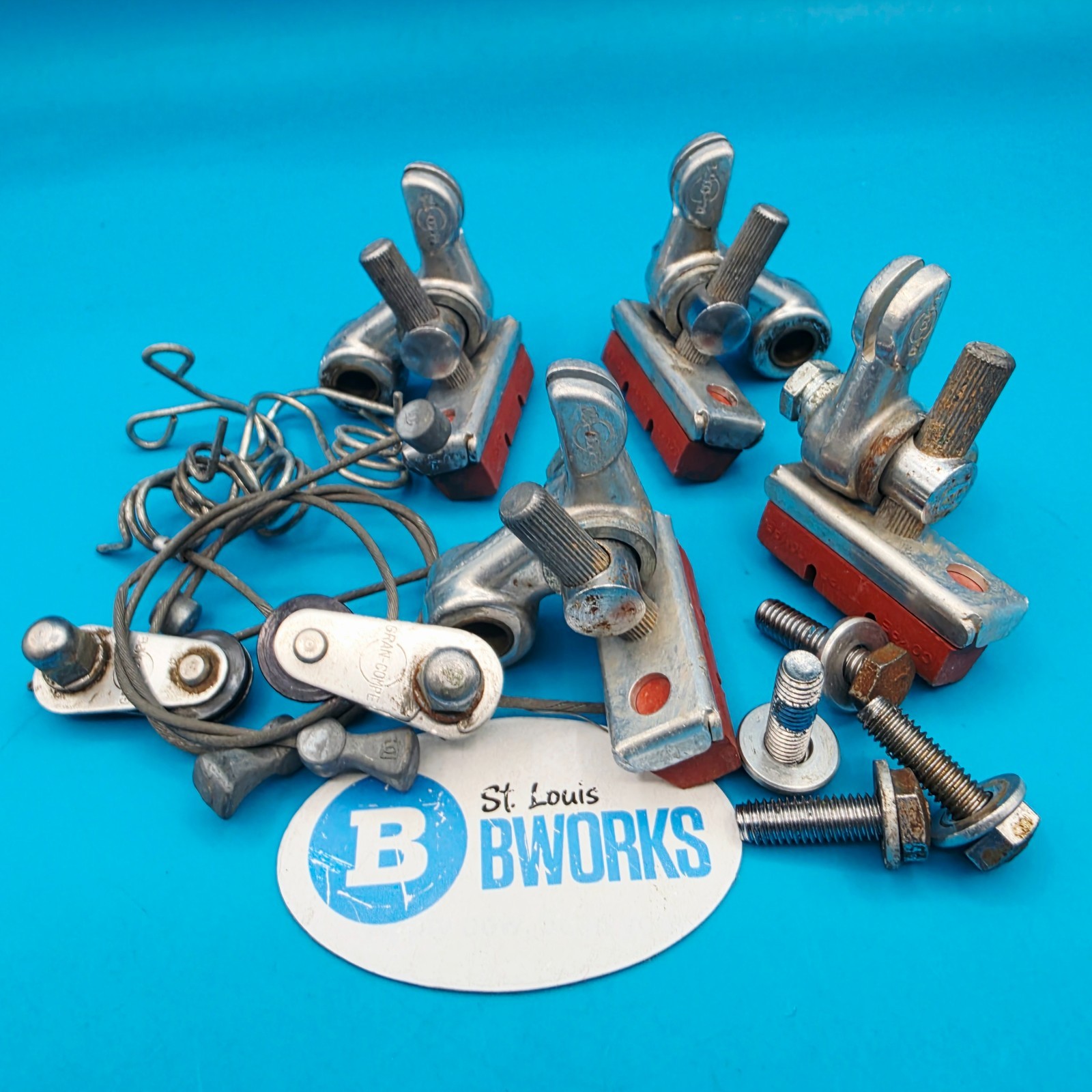 Vintage 80’s Dia-Compe Cantilever Brake Set Front & Rear Touring MTB Brakes f29