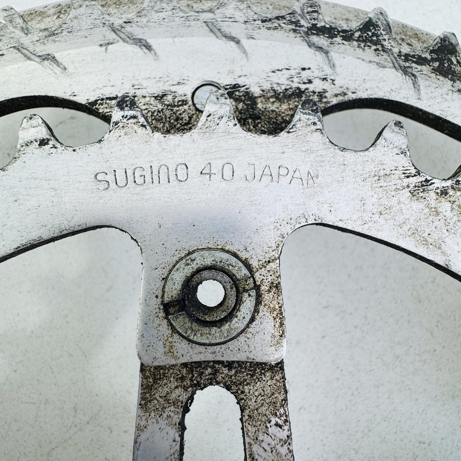 Vintage Sugino Right Maxy Crank 171mm Double 52/40T Silver Road MTB Bike A83