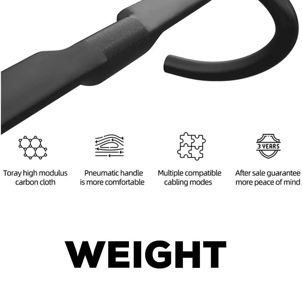 Syncros Road Bicycle Handlebar 380mm/400mm/420mm/440mm Internal Routing Drop Bar