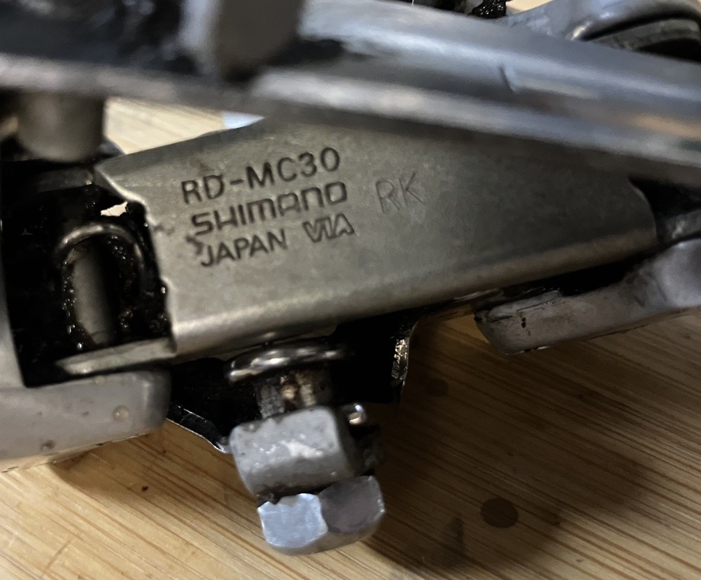 Vintage Shimano STX RD-MC30 FD-MC30 Derailleur Set 28.6mm MTB Japan A69