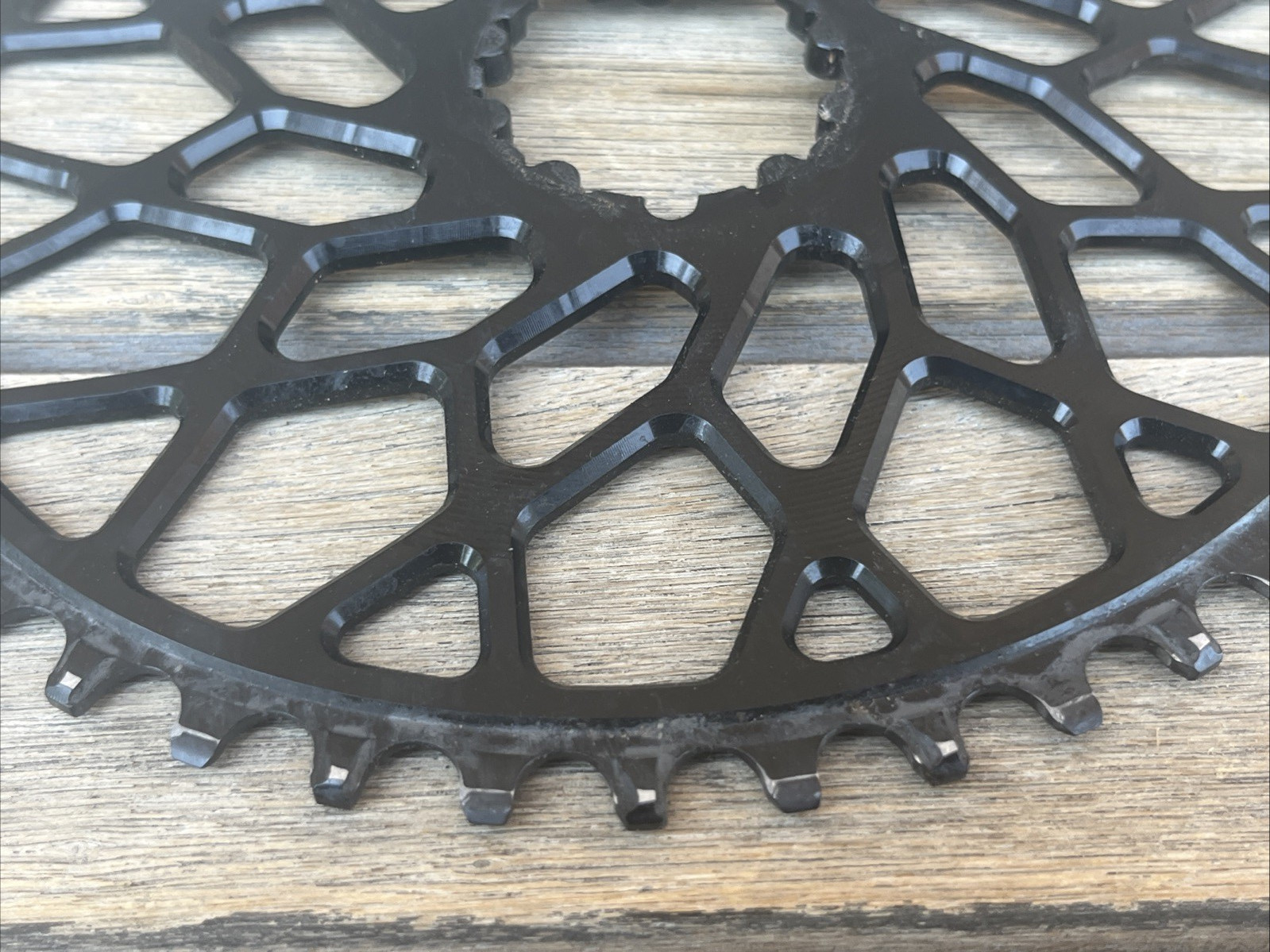 Absolte Black CX 1X OVAL chainring for Sram 3-Bolt direct mount cranks w/Box
