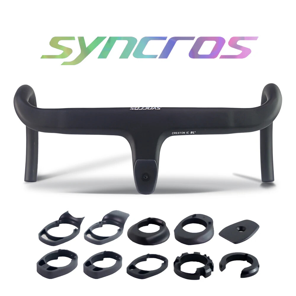 Carbon Road Bike Handlebar Internal Cable Integrated Drop Bar with Spacers