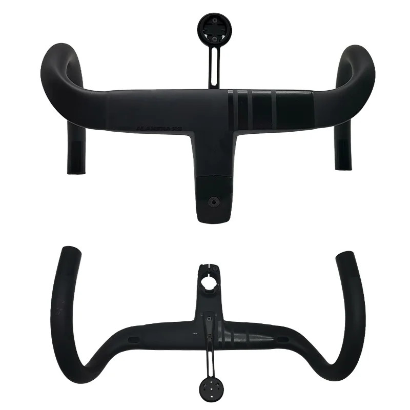 Carbon Road Bike Integrated Drop Bar 28.6mm Internal Cable Routing with Spacers