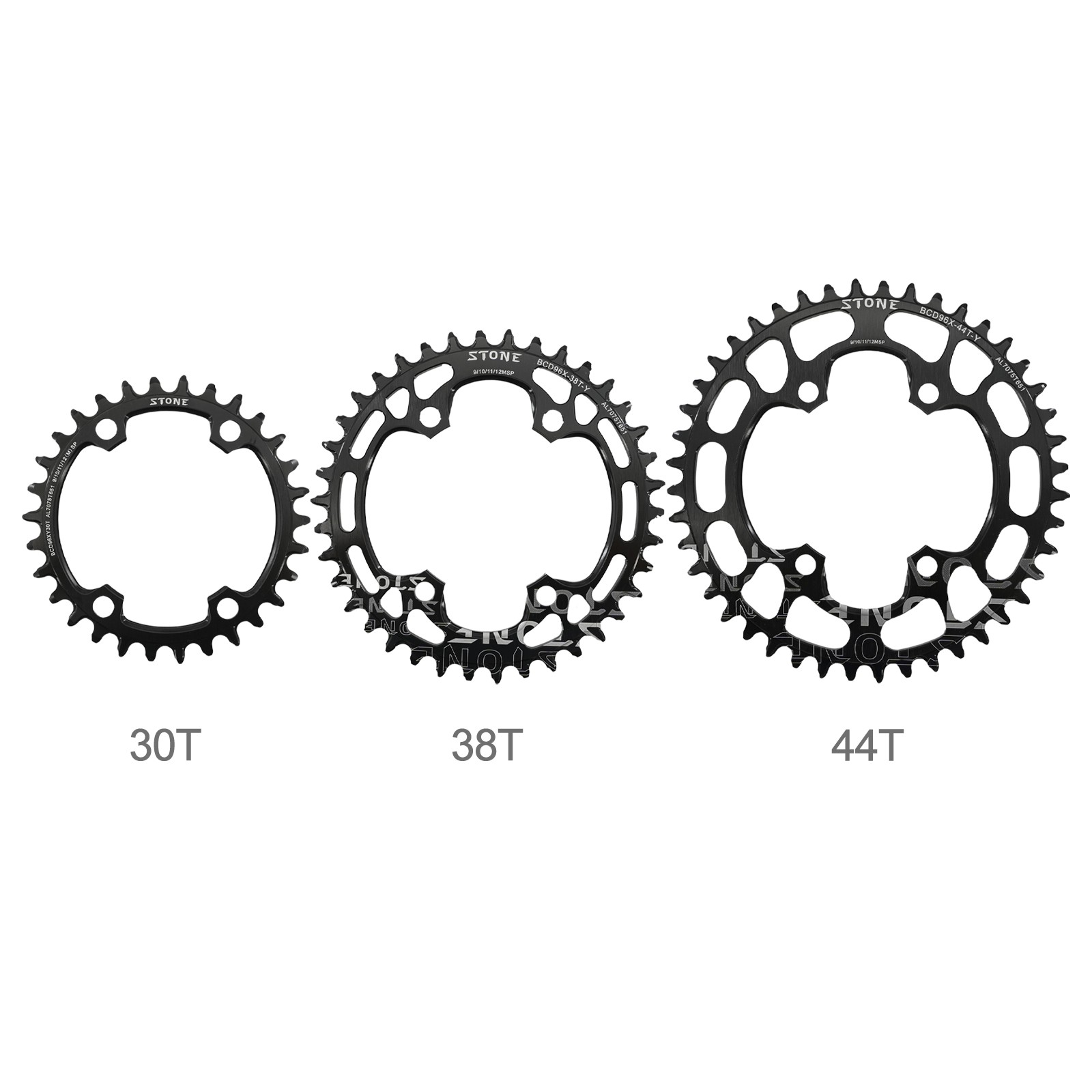 Stone Chainring 96 BCD Round Oval for M7000 M8000 M9000 M9020 MTB Bike 30T – 48T