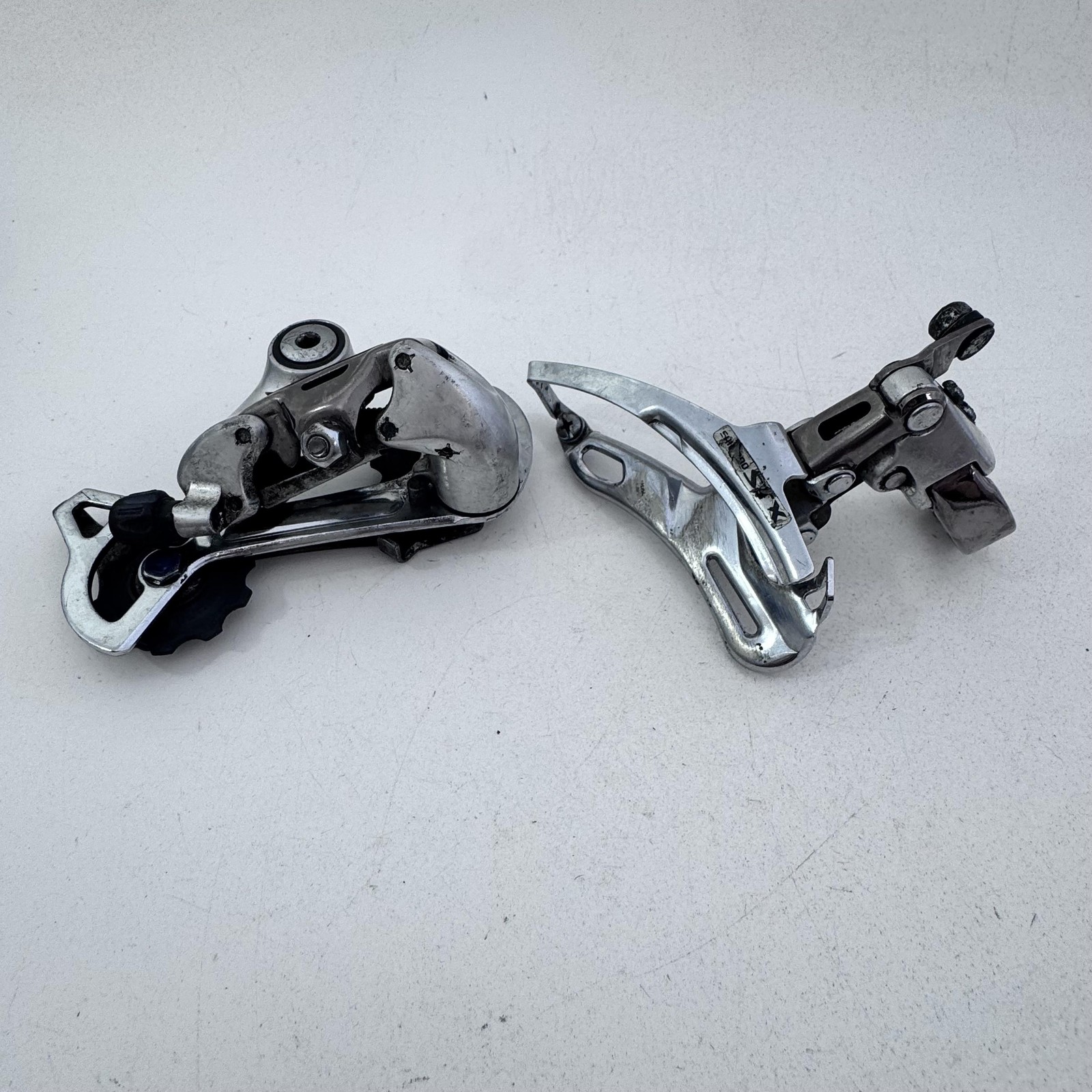 Vintage Shimano STX RD-MC30 FD-MC30 Derailleur Set 28.6mm MTB Japan A69