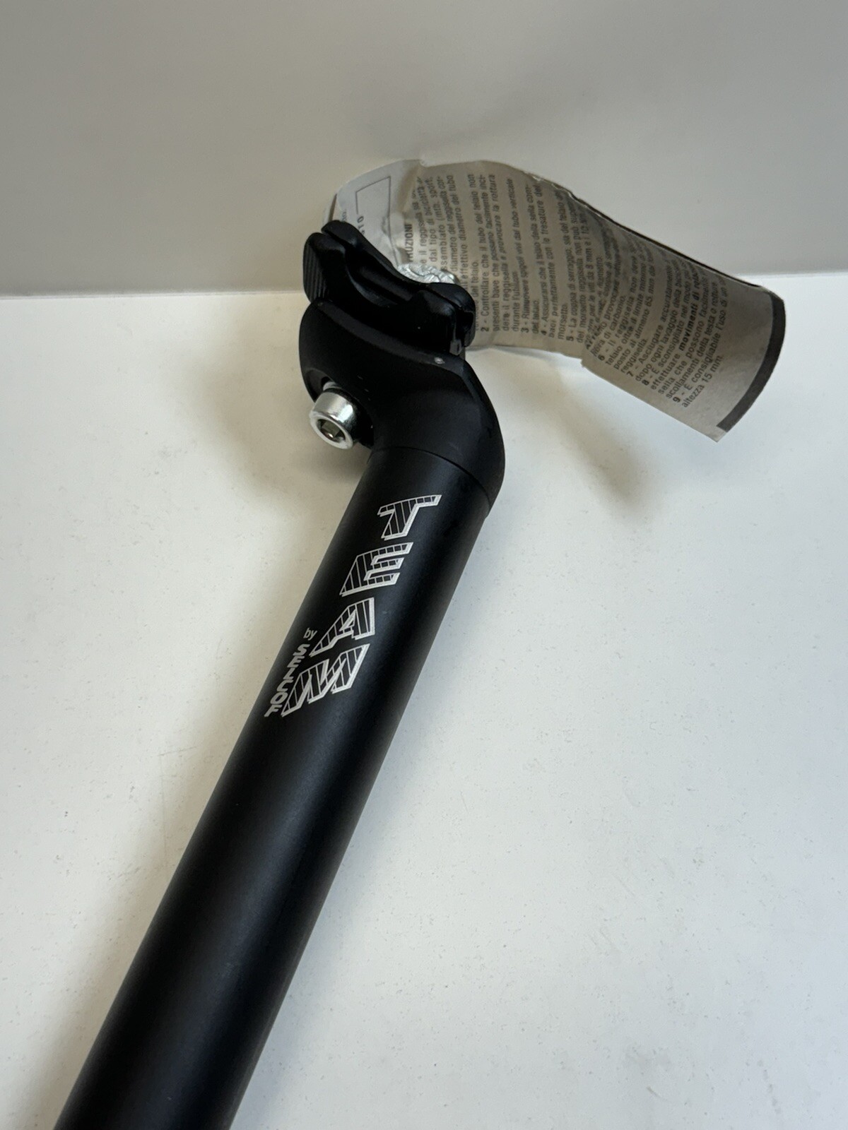 NOS SELCOF TEAM Seatpost 27.2mm Black Aluminum Made In Italy