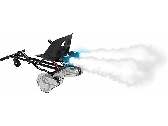 Hover-1 Raptor-1 Buggy Hoverboard Attachment Black One Size Adjustable,Go-kart