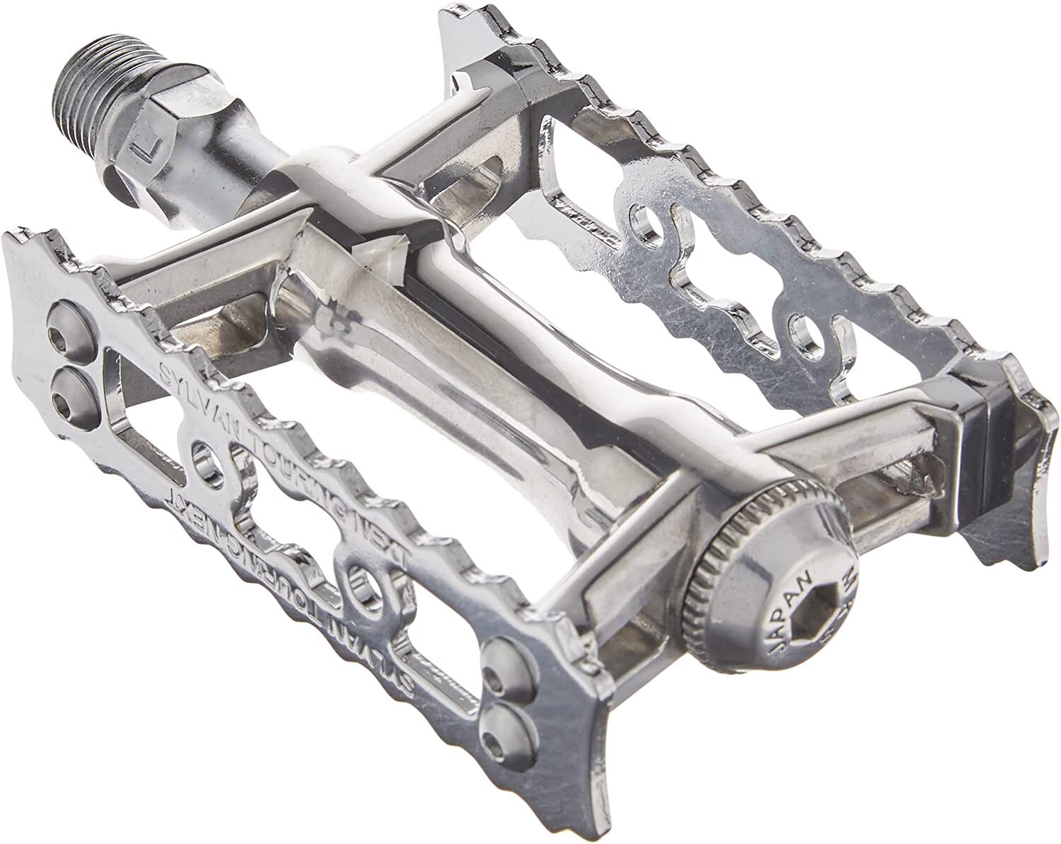 MKS (Migashima) Pedal Silvan Touring Next [Sylvan Touring NEXT] Silver left