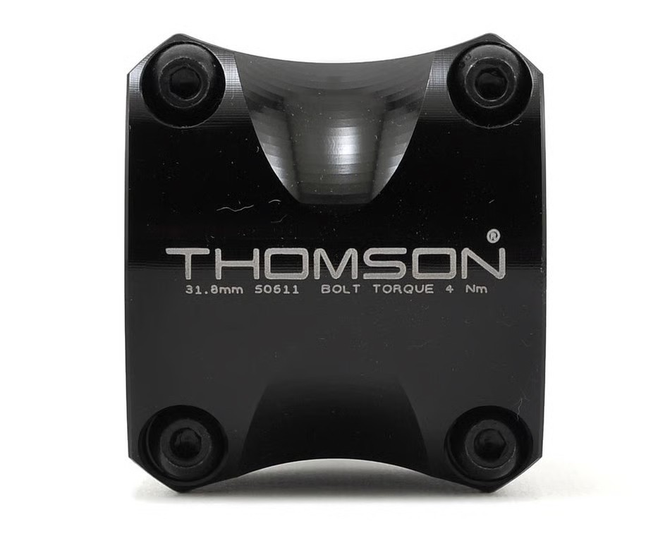 Thomson Elite X4 Mountain Stem – 40mm 35mm Clamp +/-0 1 1/8″ Aluminum Black
