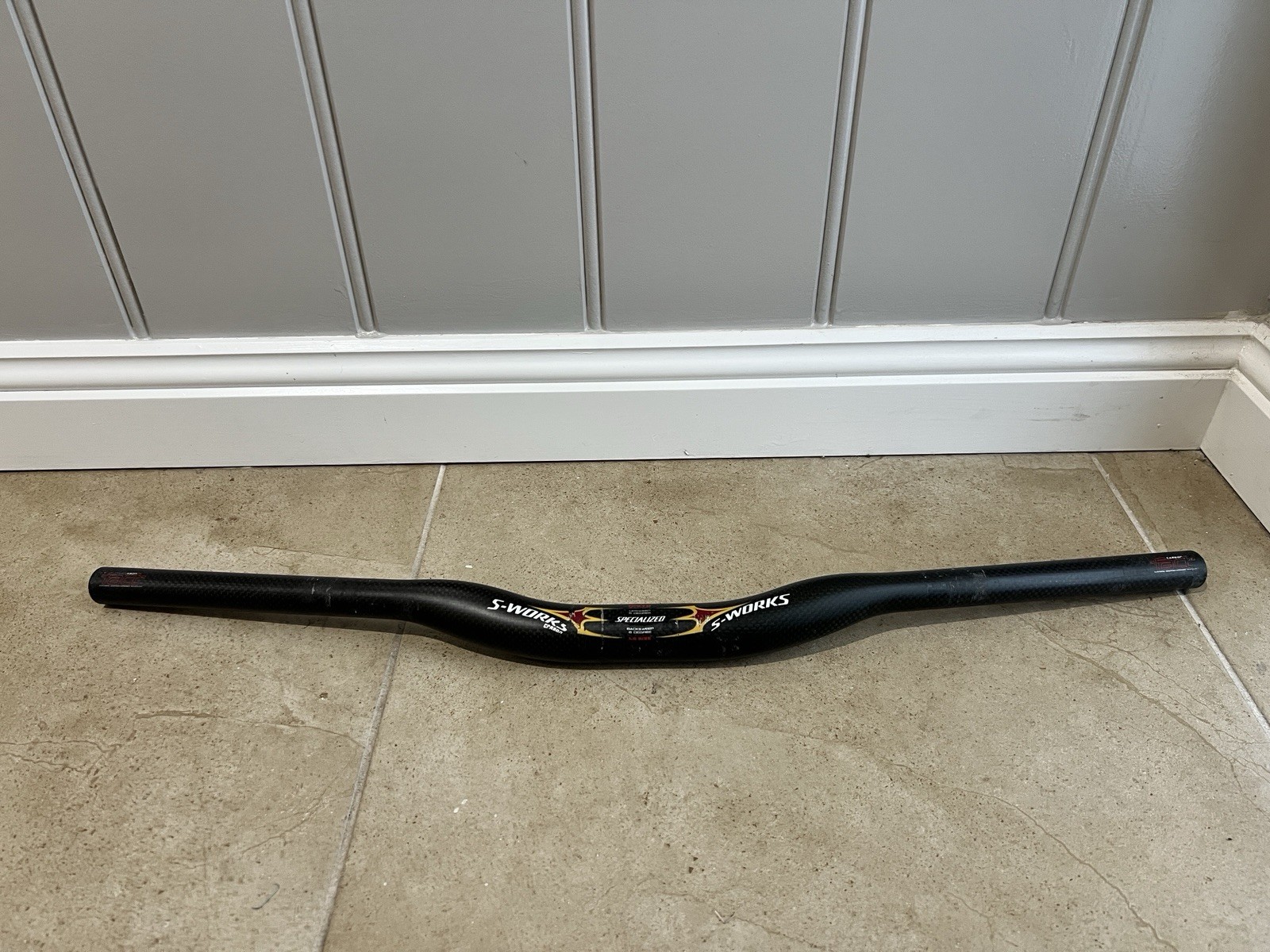 Specialized S-Works Carbon Lo Rise Handlebar 640mm wide 31.8mm clamp MTB