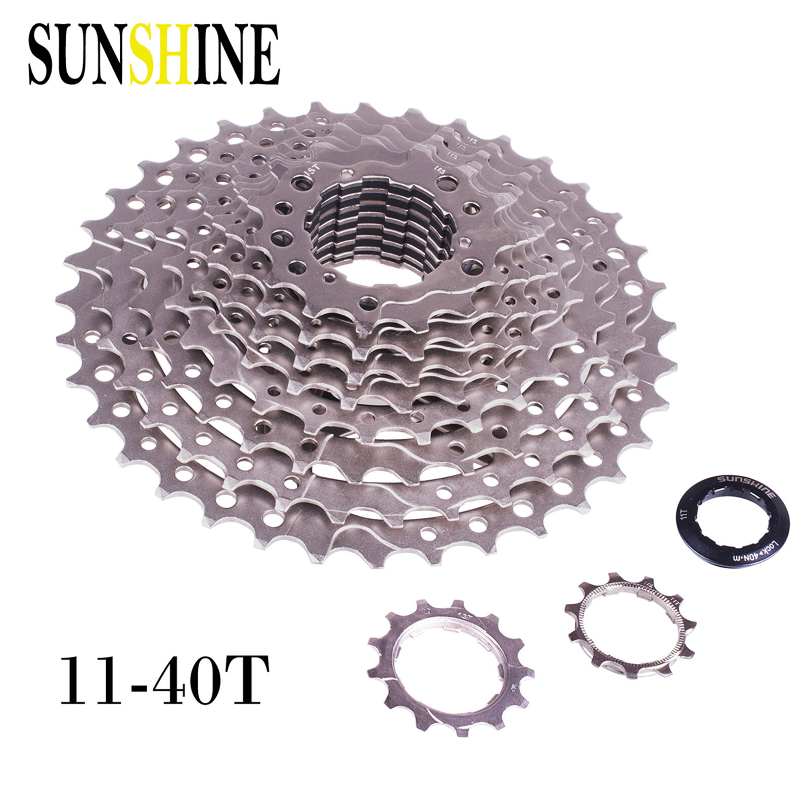 SUNSHINE 10 Speed 11-36T/40T/42T Cassette Flywheels Sprockets for Shimano SRAM