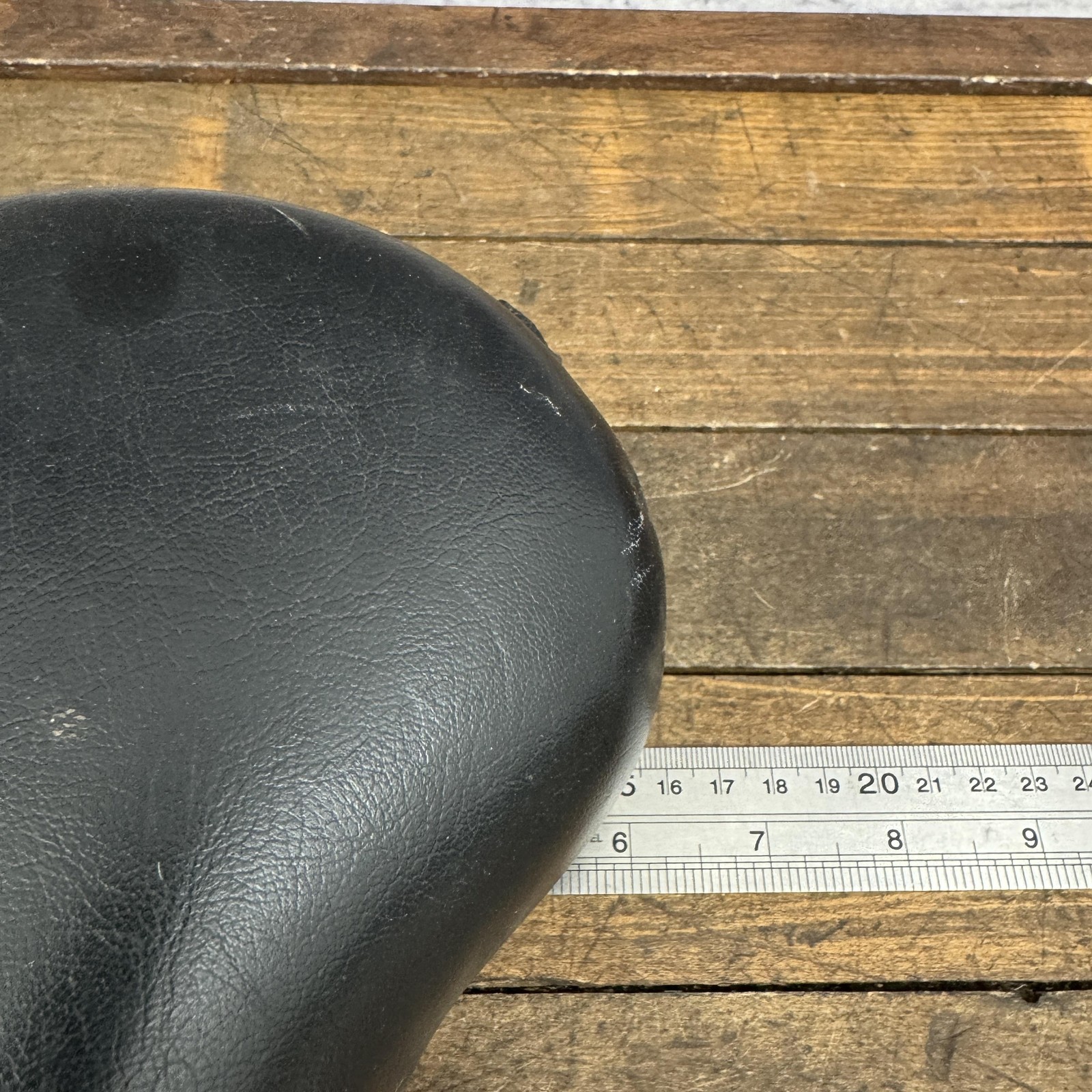 Vintage Fuji Road Look Bicycle Saddle Seat Black Road Racing Bike 70s 80s