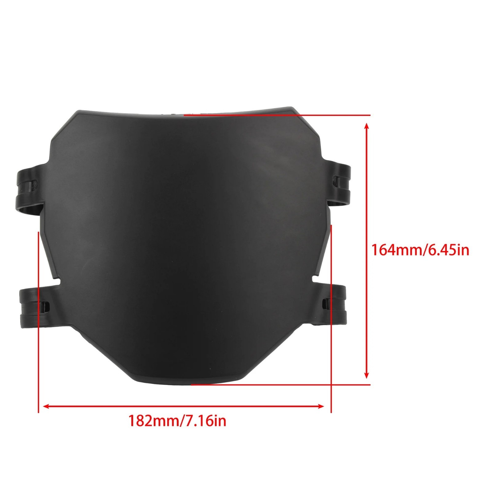 ODI Black Number Plate With Zip Ties For Downhill MTB’s EBikes Surrons