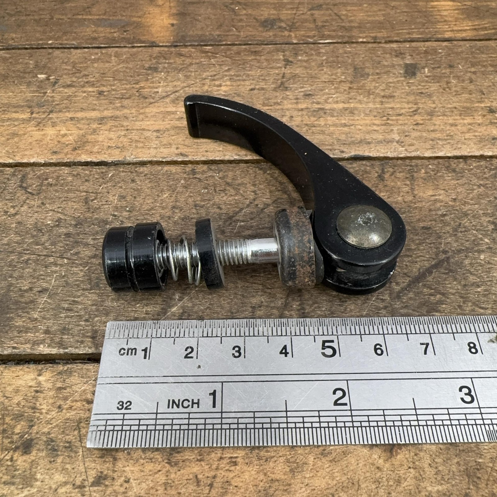 Vintage Haro Seatpost Clamp MounTain BikeQuick Release Skewer Black Alloy 50g