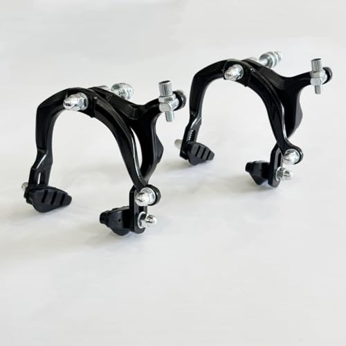Bike Brake Calipers Set C Brake Caliper Rear & Front Brakes Kit Side Pull Black