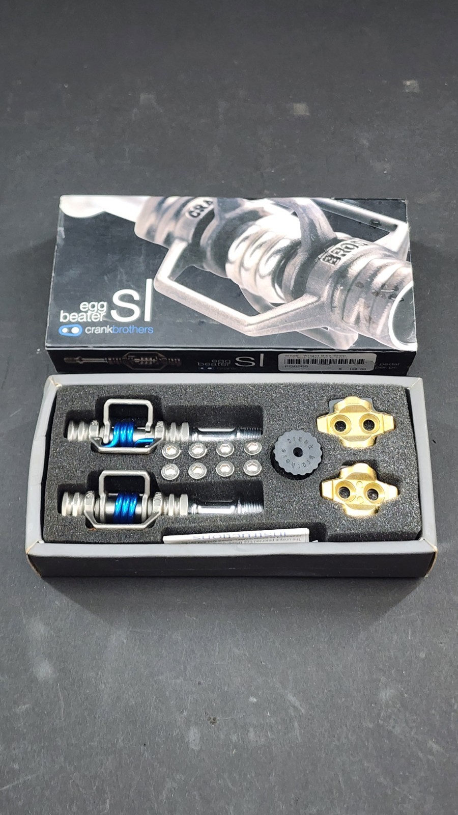 Crankbrothers Egg Beater SL Stainless Steel Clipless Pedals 266 Grams New