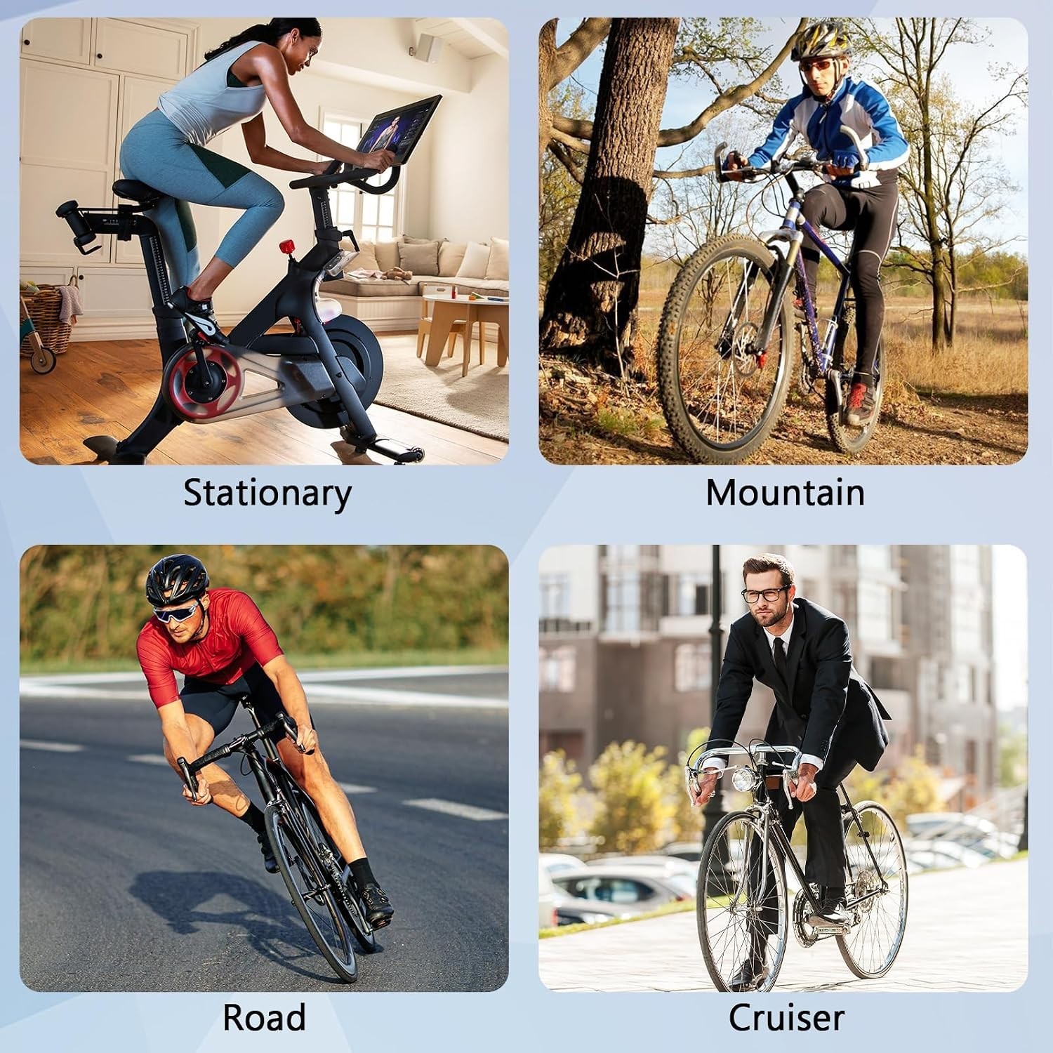 Bike Seat Cushion Padded Gel Cover for Bicycle Saddle